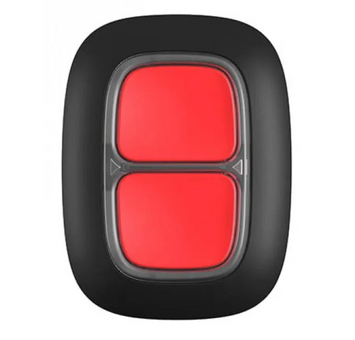 Бездротова подвійна тривожна кнопка Ajax DoubleButton, black 799910 фото