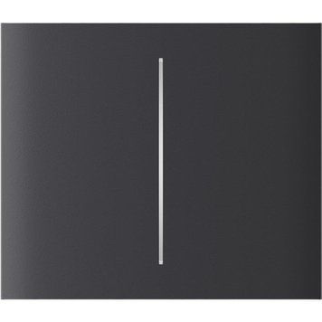 Кнопка центральна для двоклавішного вертикального вимикача Ajax CenterButton Vertical 2-gang for LightSwitch, Jeweler, бездротовий, graphite 000046475 фото