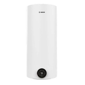 Водонагрівач електр. BOSCH круглий Tronic 4000T, 120л, 2кВт, сухий тен, вертикальний монтаж, електр. кер-ння, B, білий 7736507579 фото