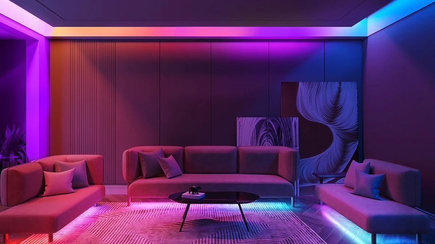 Стрічка світлодіодна розумна Govee H618A LED Strip Light, 5м, RGBIC, WI-FI/Bluetooth, білий H618A3D1 фото