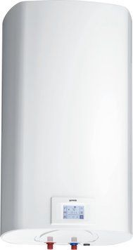 Водонагрівач електр. Gorenje слім OGB, 100л, 2кВт, сухий тен, електр. кер-ння, C, білий OGB100SMV9 фото