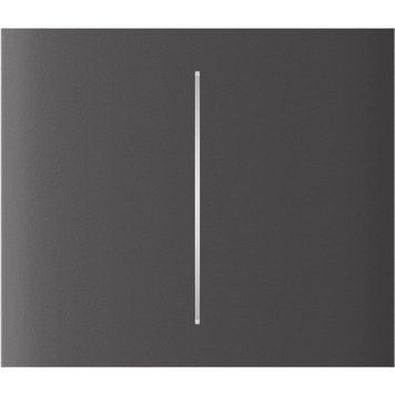 Кнопка центральна для двоклавішного вертикального вимикача Ajax CenterButton Vertical 2-gang for LightSwitch, Jeweler, бездротовий, grey 000046478 фото