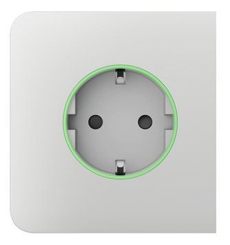 Бічна панель для вбудованої розетки Ajax SideCover for Outlet smart, Jeweler, бездротова, білий 000038776 фото