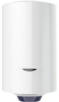 Водонагрівач електр. Ariston круглий BLU1 ECO PL DRY, 80л, 1,8кВт, сухий тен, мех. кер-ння, B, Італія, білий 3201457 фото