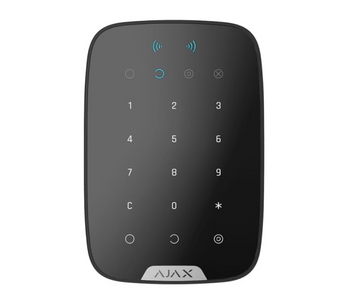Бездротова сенсорна клавіатура Ajax KeyPad, black 799930 фото