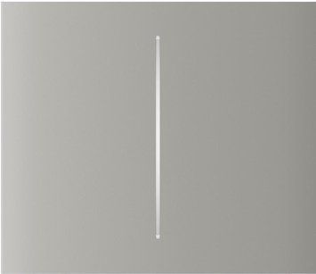 Кнопка центральна для двоклавішного вертикального вимикача Ajax CenterButton Vertical 2-gang for LightSwitch, Jeweler, бездротовий, oyster 000046481 фото