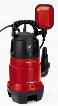 Насос дренажний Einhell GC-DP 7835, 780 Вт, 15700 л&middot;год, вис. 8 м, глиб. 8 м, 5.2 кг 4170682 фото