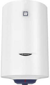 Водонагрівач електр. Ariston круглий BLU1 R 80 V 1,8K PL EU, 80л, 1,8кВт, мех. кер-ння, С, Італія, білий 3201943 фото