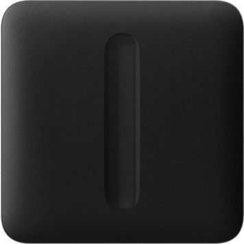 Кнопка для одноклавішного вимикача димера Ajax SoloButton Dimmer 1-gang 2-way for LightSwitch, Jeweler, бездротовий, чорний 000051257 фото