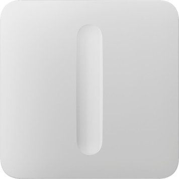 Кнопка для одноклавішного вимикача димера Ajax SoloButton Dimmer 1-gang 2-way for LightSwitch, Jeweler, бездротовий, білий 000051264 фото