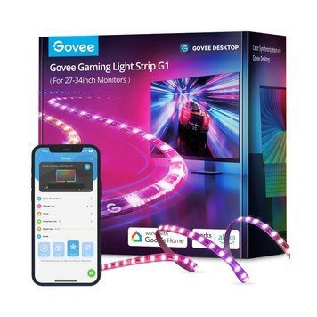 Набор адаптивной подсветки Govee H6609 Gaming Light Strip G1 27-34ʼ, RGB, Черный H6609312 фото