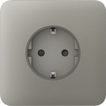 Передня панель для вбудованої розетки Ajax SoloCover for Outlet Basic, olive 000046681 фото
