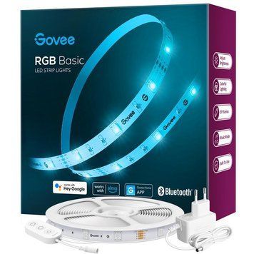 Лента светодиодная умная Govee H615A RGB Smart Wi-Fi + Bluetooth LED Strip Lights 5м з мікрофоном Белый H615A3A3 фото
