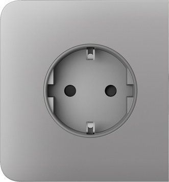 Бічна панель для вбудованої розетки Ajax SideCover for Outlet Basic, fog 000046685 фото