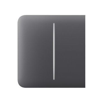 Кнопка бічна для двоклавішного вимикача Ajax SideButton 2-gang for LightSwitch ,Jeweler,бездротовий, graphite 000029822 фото