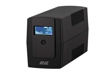 Джерело безперебійного живлення 2E DD650, 650VA/360W, LCD, USB, 2xSchuko 2E-DD650 фото