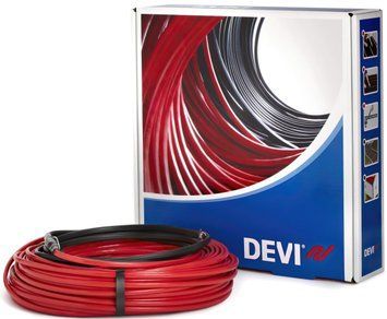 Кабель нагрівальний Devi Deviflex 18T двожильний для систем опалення 2.8м кв, 22м 395Вт 230В 140F1238 фото