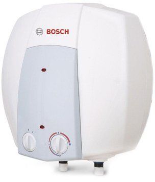Водонагрівач електр. BOSCH компакт Tronic 2000 T Mini, 10л, 1,5кВт, монтаж над мийкою, мех. кер-ння, B, білий 7736504745 фото