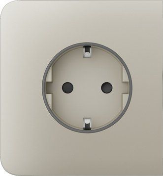 Бічна панель для вбудованої розетки Ajax SideCover for Outlet Basic, ivory 000046689 фото
