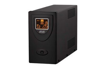 Джерело безперебійного живлення 2E DD2000, 2000VA/1200W, LCD, USB, 2xSchuko 2E-DD2000 фото