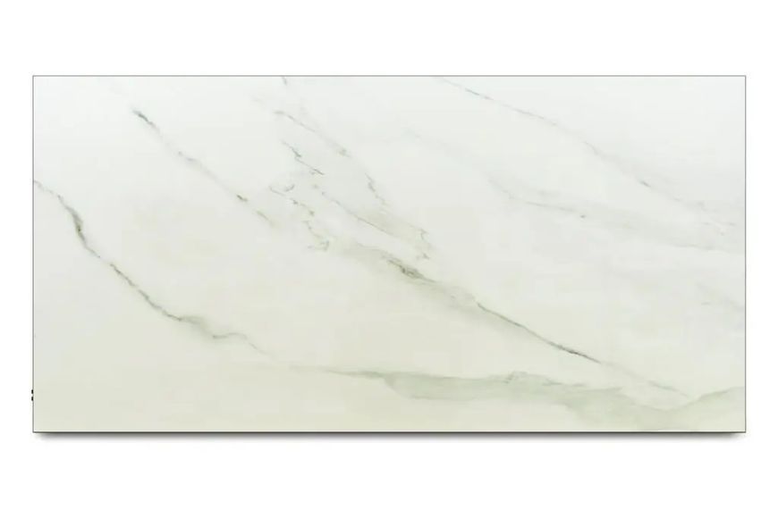 Керамічна панель TEPLOCERAMIC ІЧ + конвекція, 20м2, 1000Вт, електр. упр-ння, 120 х 60см, терморегулятор, білий мармур TCH-RA1000-800179 фото