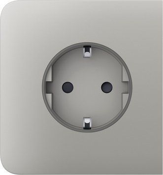 Бічна панель для вбудованої розетки Ajax SideCover for Outlet Basic, oyster 000046691 фото