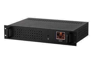 Джерело безперебійного живлення 2E RE650, 650VA/360W, RM 2U, LCD, USB, 2xSchuko 2E-RE650 фото