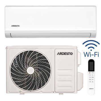 Кондиціонер Ardesto CoolSmart 20м2 інвертор 7000BTU 2.0кВт A/A -15 град.С Wi-Fi R32 білий ARD-ACS07-I фото