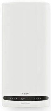 Водонагрівач електр. TESY Bellislimo Dry Cloud плаский GCR 802724D E31 ECW, 80л, 2,4кВт, сухий тен, ун. монтаж, електр. кер-ння, B, білий 304607 фото
