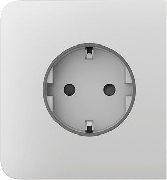 Бічна панель для вбудованої розетки Ajax SideCover for Outlet Basic, білий 000046692 фото