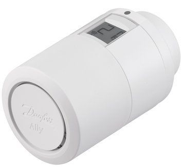 Термостатичний елемент Danfoss Ally, M30x1.5, RA, Zigbee, білий 014G2420 фото