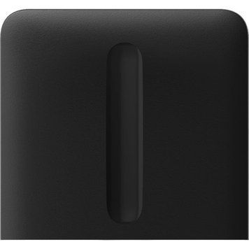 Кнопка бічна для одноклавішного вертикального вимикача димера Ajax SideButton Vertical Dimmer 1-gang 2-way for LightSwitch, Jeweler, бездротовий, чорний 000051299 фото