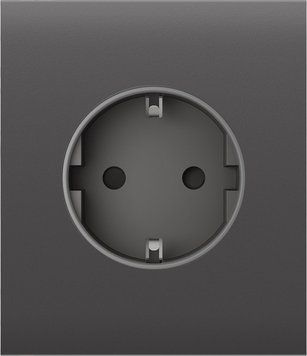 Центральна панель для вбудованої розетки Ajax CenterCover for Outlet Basic, grey 000046698 фото