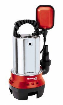 Насос дренажний Einhell GC-DP 6315 N 630 Вт, 17000 л&middot;год, вис. 8 м, глиб. 5 м, корпус нерж, 5.5 кг 4170491 фото