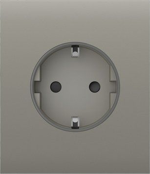 Центральна панель для вбудованої розетки Ajax CenterCover for Outlet Basic, olive 000046702 фото