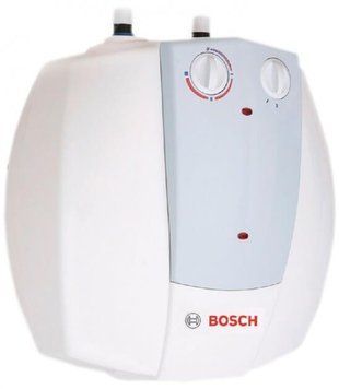 Водонагрівач електр. BOSCH компакт Tronic 2000 T Mini, 10л, 1,5кВт, монтаж під мийкою, мех. кер-ння, B, білий 7736504743 фото