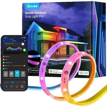 Лента светодиодная умная Govee H70A1 Phantasy Outdoor LED, 10м, RGBICWW, WI-FI/Bluetooth, білий H70A13D1 фото