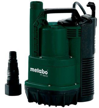 Насос погружний для чистої води Metabo TP 7500 SI, 300Вт, 7500л/г, висота 6.5м, глибина 5м, 0.65бар, 4.2кг 0250750013 фото