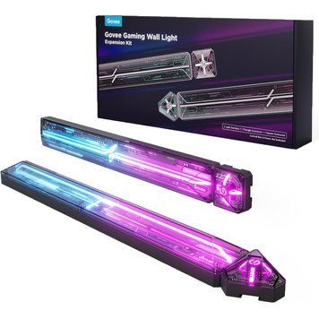Набор настенных светильников Govee H1063 Gaming Wall light Expansion Kit, 2шт, RGBIC, WI-FI/Bluetooth, фіолетовий H10630A5 фото