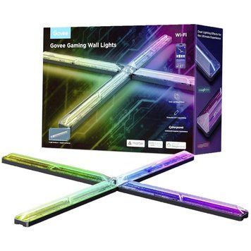 Набор настенных светильников Govee H6063 Gaming Wall light Evangelion, 4шт, RGBIC, WI-FI/Bluetooth, фіолетовий H6063312 фото