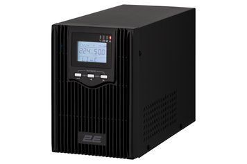 Джерело безперебійного живлення 2E PS1000L, 1000VA/800W, на зовнішні АКБ 2*12В, USB, 2xSchuko+1xC13 2E-PS1000L фото