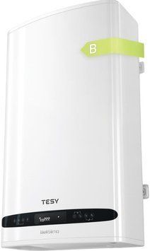 Водонагрівач електр. TESY Bellislimo Cloud плаский GCR 502722 E31 ECW Wi-Fi, 50л, 2,2кВт, ун. монтаж, електр. кер-ння, B, білий 304766 фото