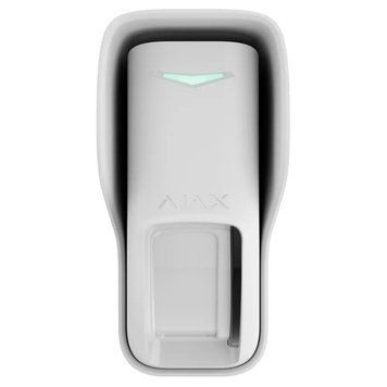 Датчик руху вуличний типу "штора" Ajax MotionProtect Curtain Outdoor, Jeweler, бездротовий, білий 000050625 фото