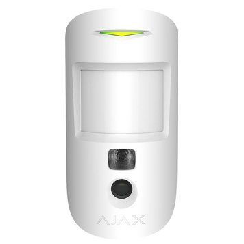Датчик руху з покращеною фотофіксацією Ajax HDR MotionCam, Jeweller, бездротовий, білий 000054412 фото